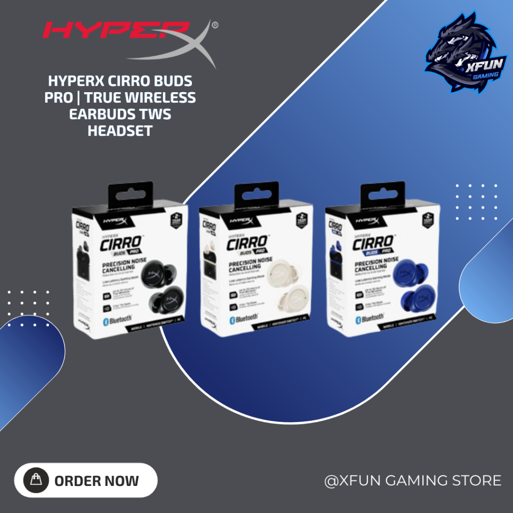 Jual HyperX Cirro Buds Pro | True Wireless Earbuds TWS Headset | Shopee ...