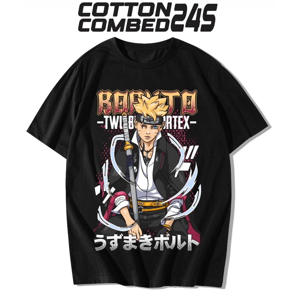 Jual Kaos Anime Boruto Two Blue Vortex PREMIUM Tshirt Manga Boruto Id 11134207 7r98u