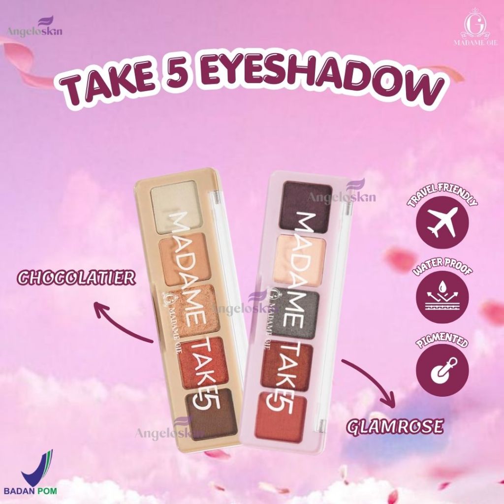 Jual ANGELO SKIN Madame Gie Madame Take 5 Eyeshadow - Makeup | Shopee ...