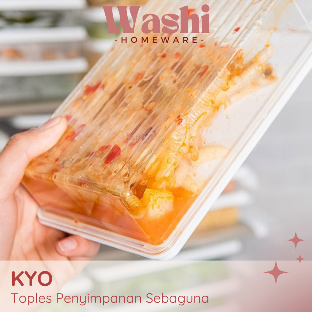 Jual WASHI - KYO Kontainer Buah Buahan Stackable Container Fresh Daging ...