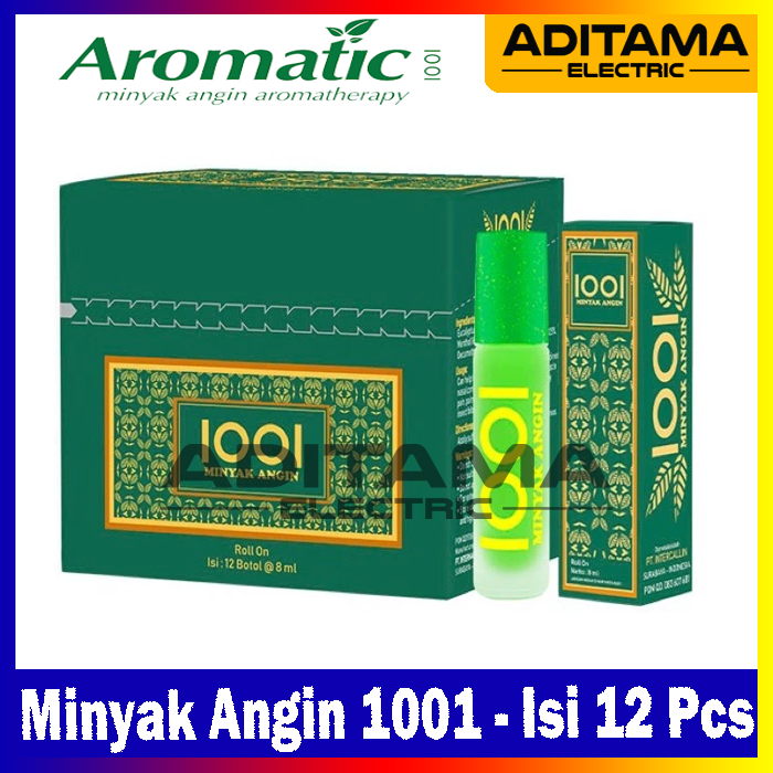 Jual Box Minyak Angin 1001 Roll On 8ml - Isi 12 pcs | Shopee Indonesia