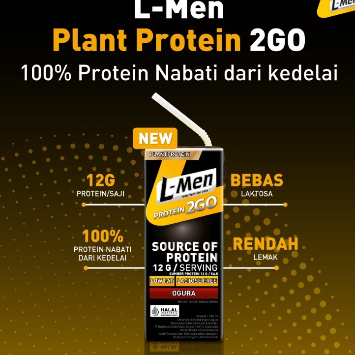 Jual Paling dicari L Men UHT RTD Plant Protein 2 GO Ogura 19ml 12gr ...