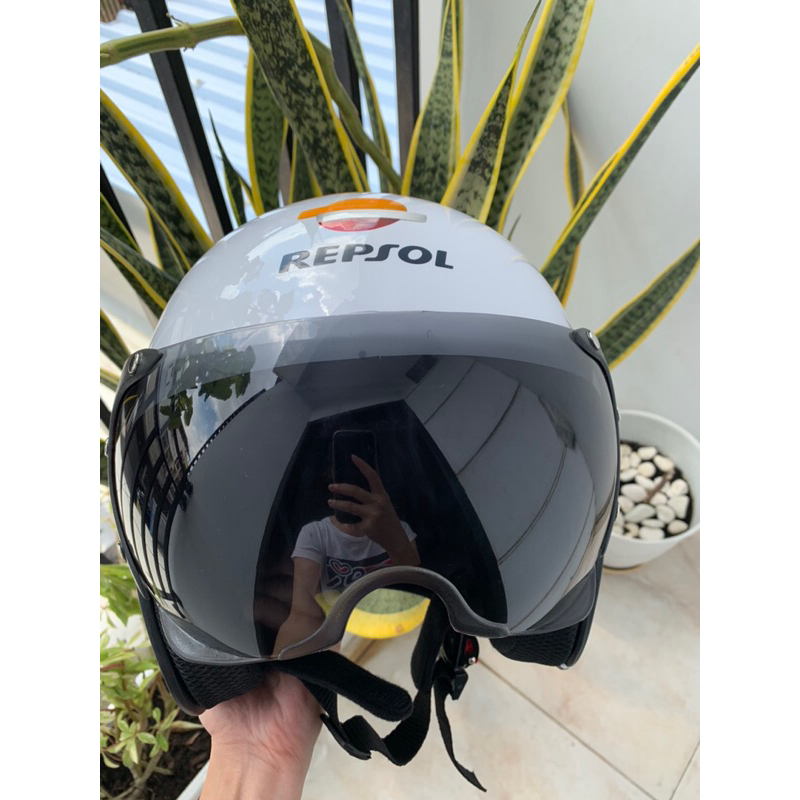 Jual Helm Sni Half Face Helm Bogo Original Repsol Limited Edition