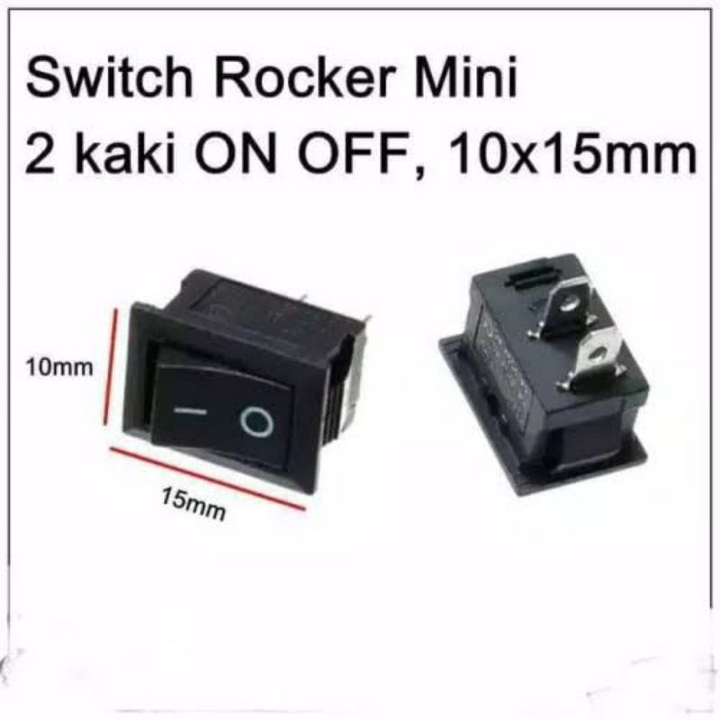 Jual Saklar On Off Mini 2 pin | Shopee Indonesia
