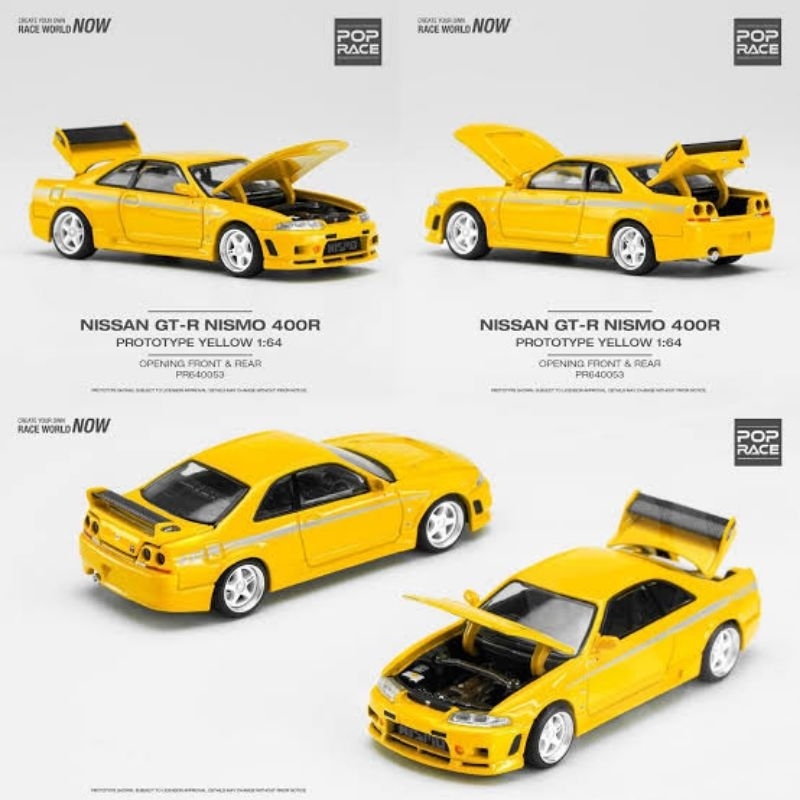Jual Pop Race Nissan GTR Nismo R400 Yellow Segel (Sealed) | Shopee ...