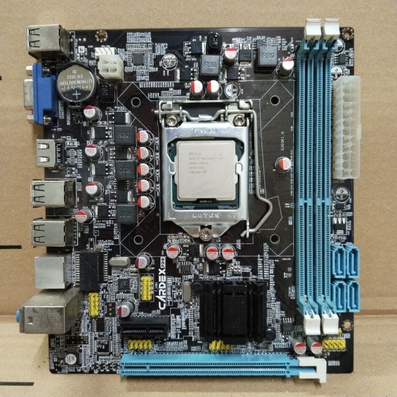 Jual Motherboard Cardex Pro H61 LGA 1155 Plus Prosesor G2030 | Shopee ...