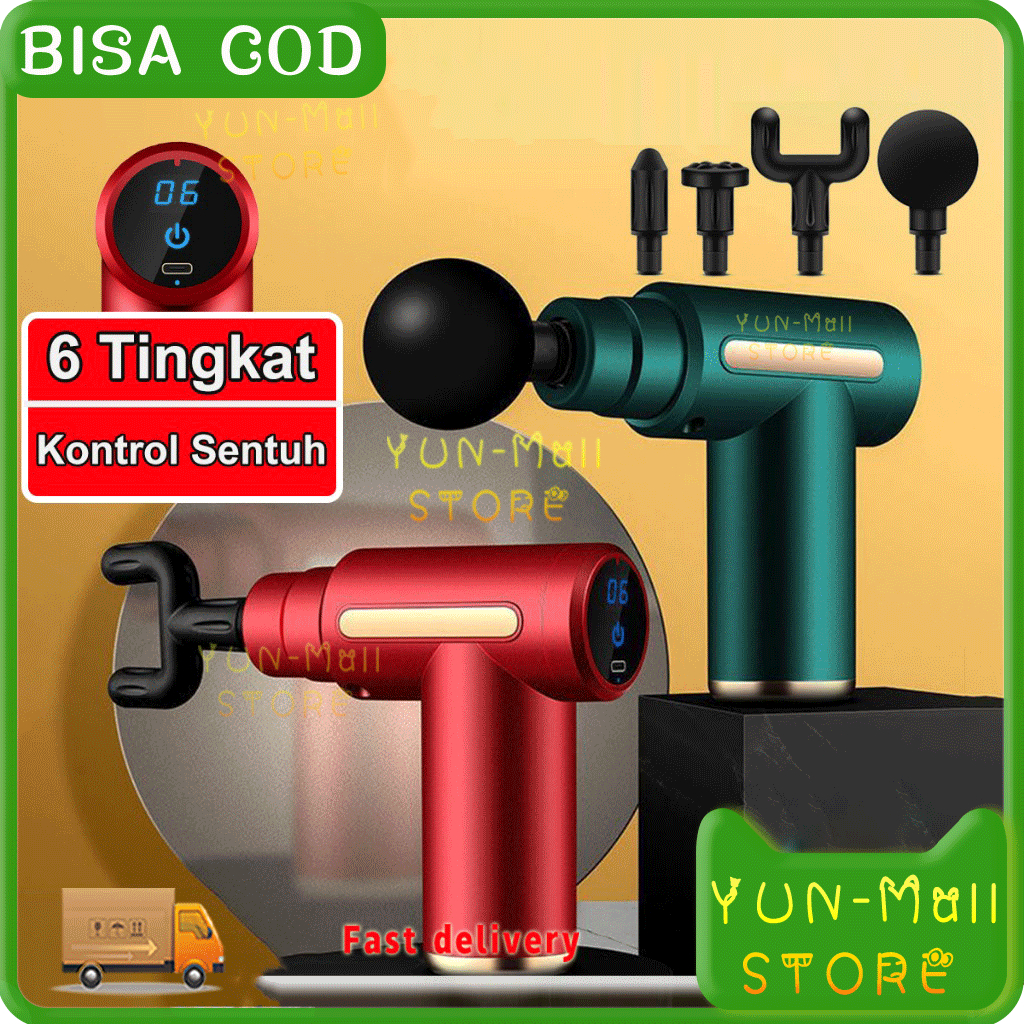 Jual Alat Pijat Mini Fascial Gun Massage Gun Smart Alat Pijat Gym