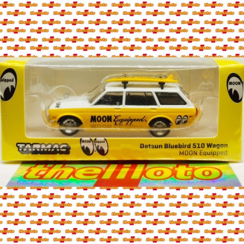 Modellino Tarmac 1:64 DATSUN Bluebird 510 Wagon &ndash; Gulf Racing &ndash; EMS Indonesia Exclusiv