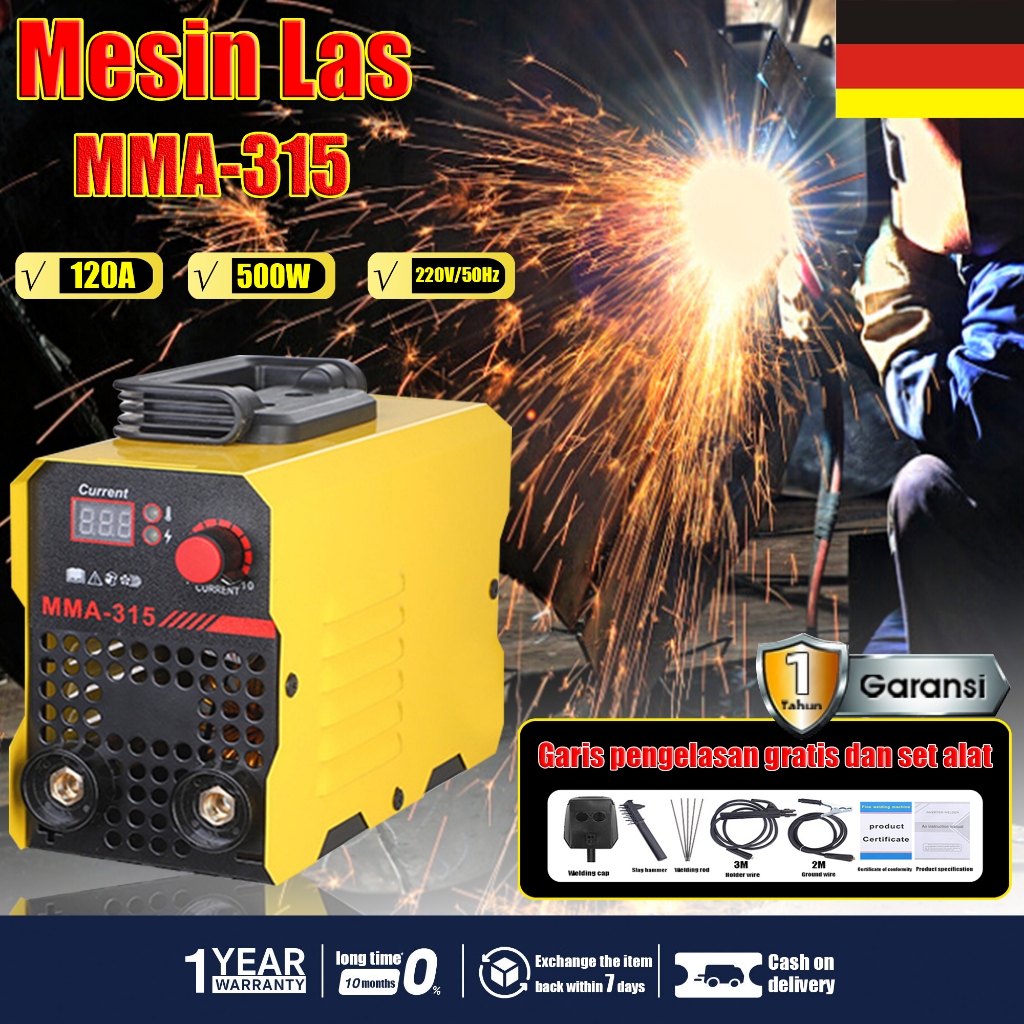 Jual Mesin Las Inverter mesin las listrik 500 watt MMA 120A IGBT 500 ...