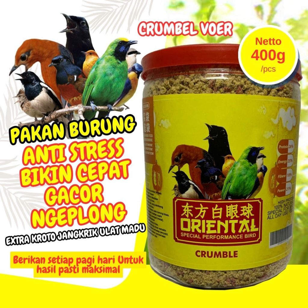 Jual PAKAN CRUMBEL INSECT MIX BIKIN CEPAT GACOR HARIAN DAN LOMBA ...