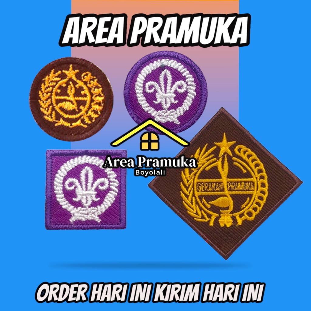 Jual Bordir Logo Tunas Saku Kitri Dan Pandu Wosm Shopee Indonesia