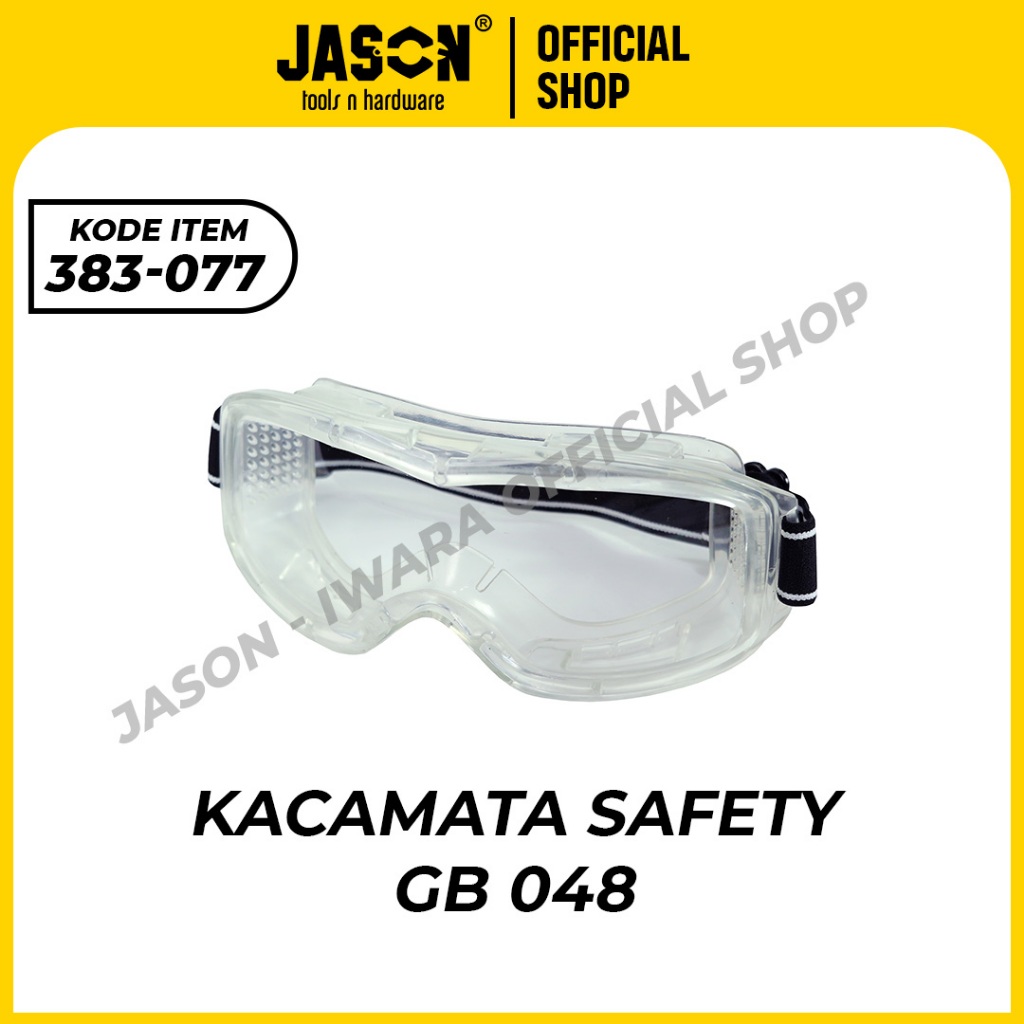 Jual JASON - KACAMATA SAFETY ANTI KABUT HQ | 383-081 | Shopee Indonesia