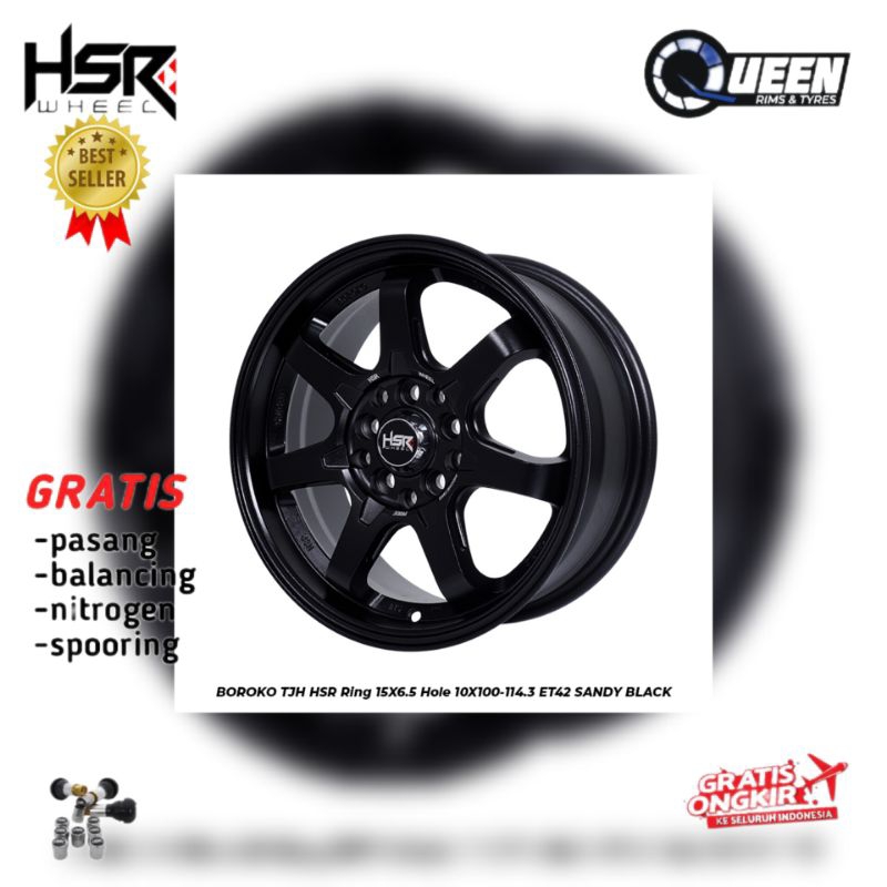Jual VELG RACING R15 LUBANG 10 HSR BOROKO TJH untuk mobil innova, luxio ...