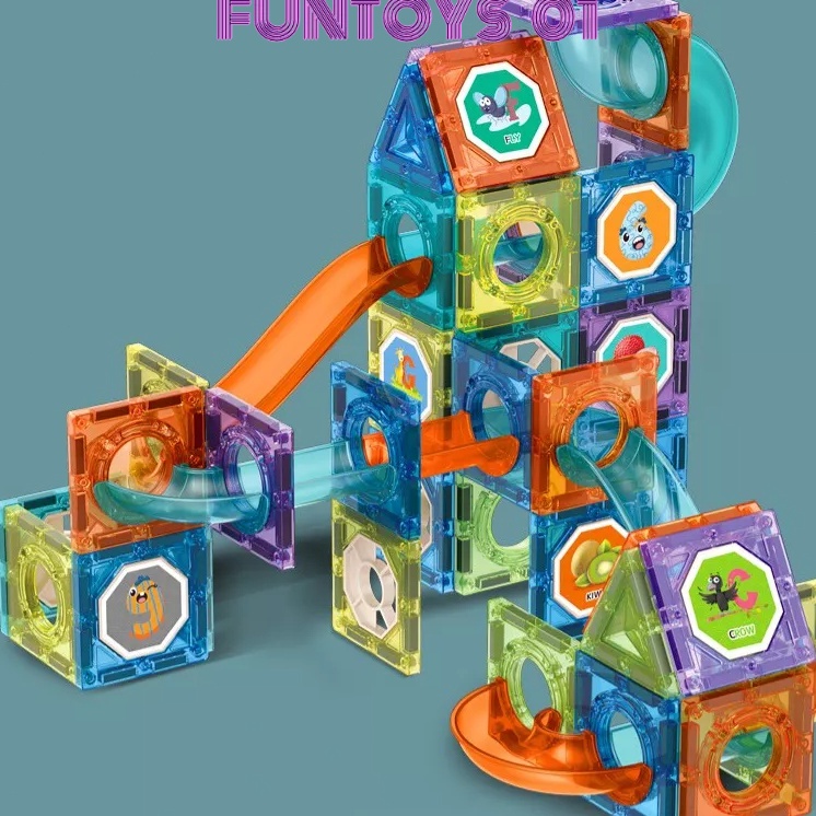 Jual PIe COD 986842 Pcs Magnetic Blocks Edukasi Mainan Building Brick ...