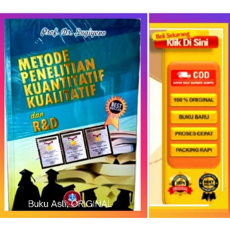 Jual Metode Penelitian Kuantitatif Kualitatif Dan R & D, Ori - Prof.Dr ...