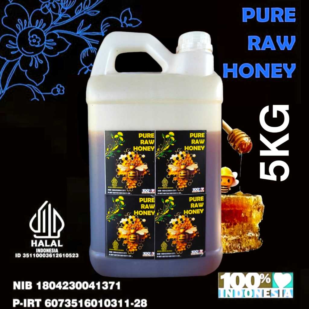 Jual [GROSIR] Madu Murni Asli Madu Akasia 5 Kg - Raw Honey | Shopee