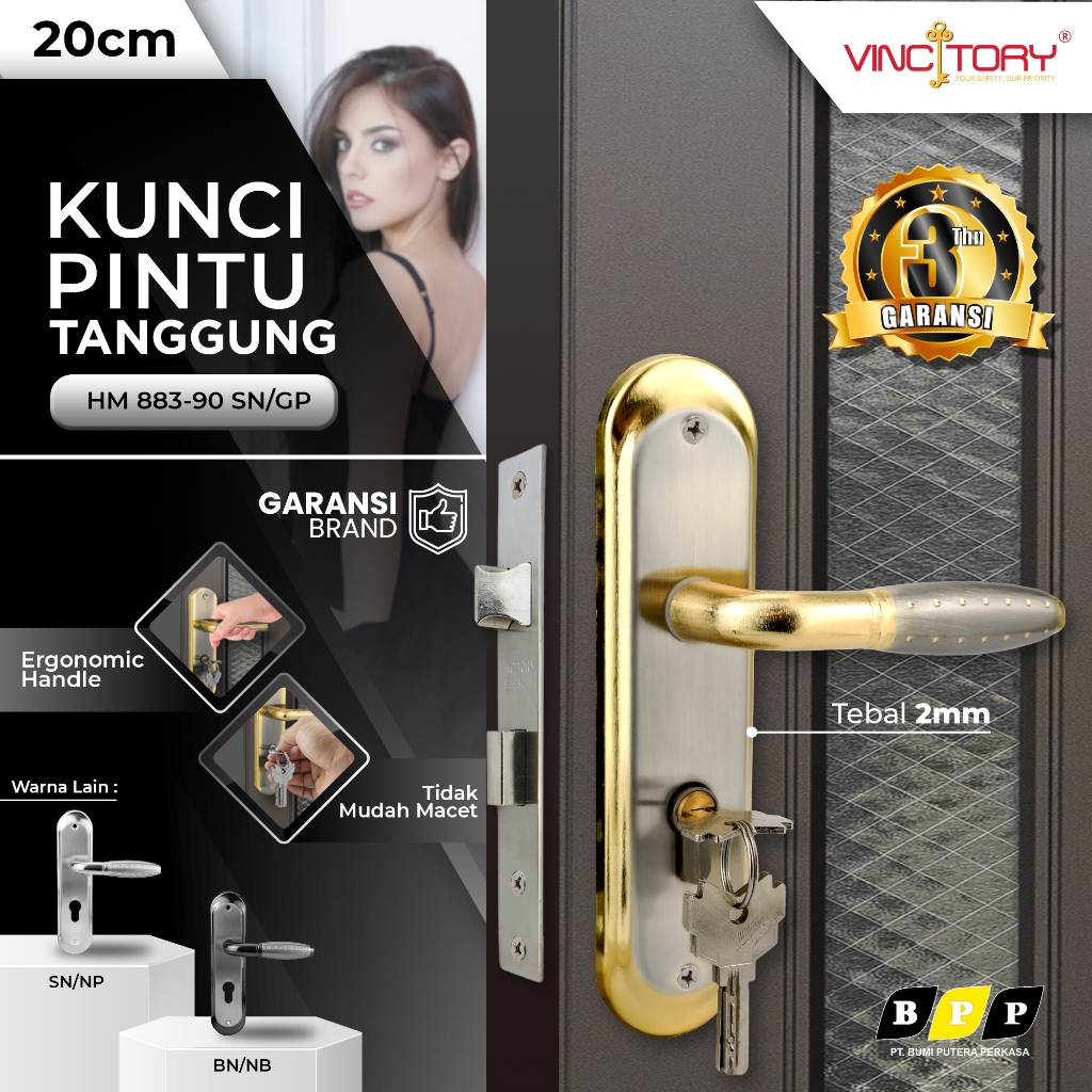 Jual Kunci Pintu Kamar Rumah Classic Cm Tanggung Garansi Tahun Komp Key System Fullset