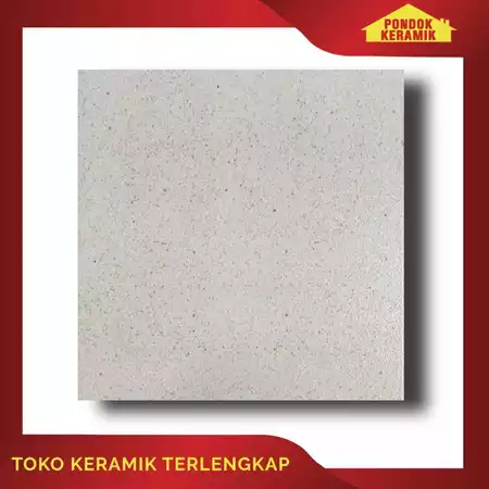Keramik Lantai Avignon 40x40 Roma White Motif Batu-Batu an