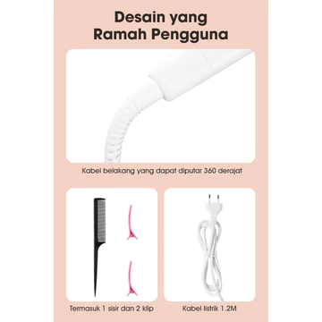 SAMONO Catokan Curly Automatic Catokan Keriting Keramik SW HC10