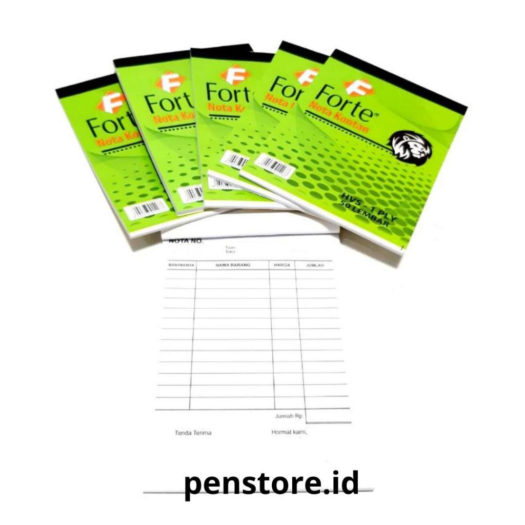 Jual (pcs) Nota Kontan FORTE K1 (1Ply) Kecil | Shopee Indonesia