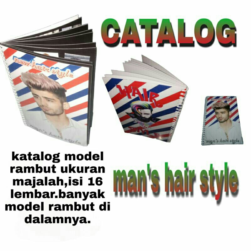 Jual KATALOG MODEL RAMBUT PRIA TERLARIS,UKURAN MAJALAH | Shopee Indonesia