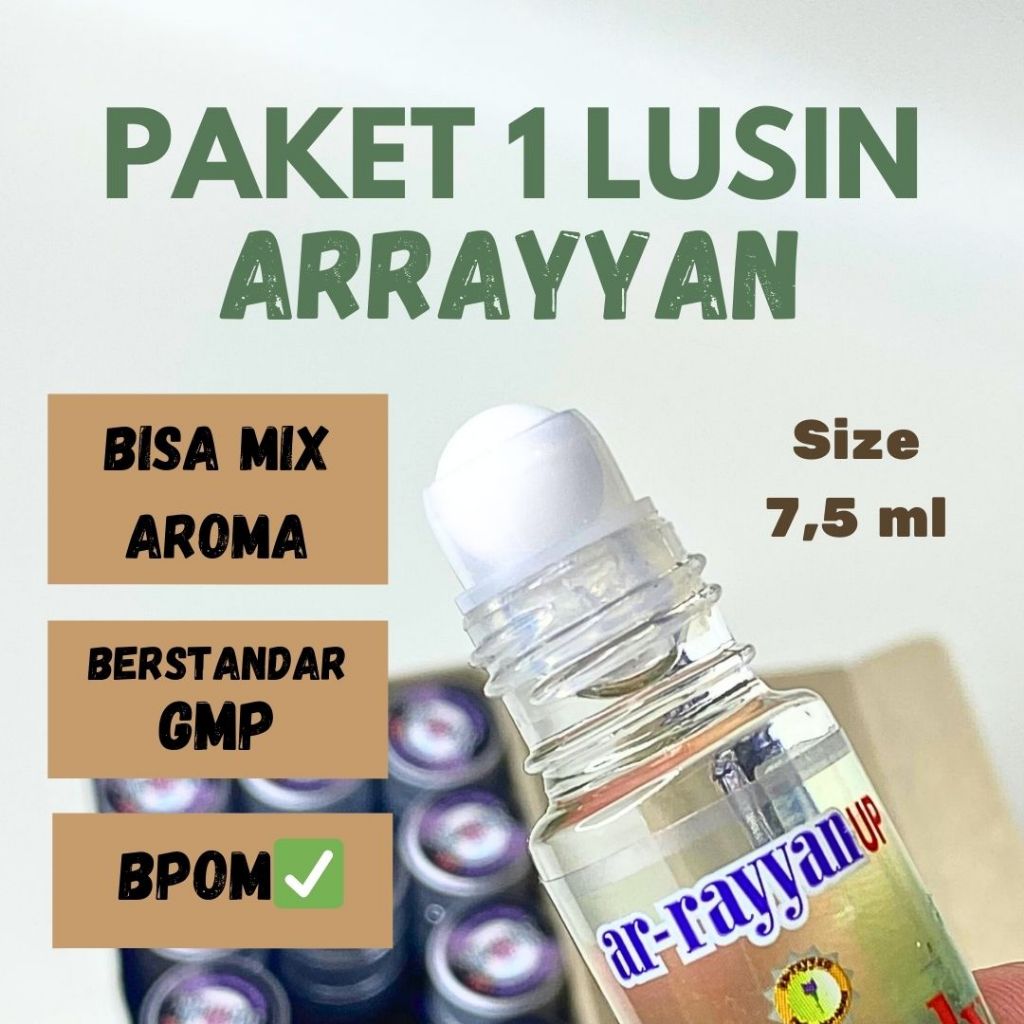 Jual PAKET EXISTING 1 LUSIN AR-RAYYAN 7,5 ML | Shopee Indonesia
