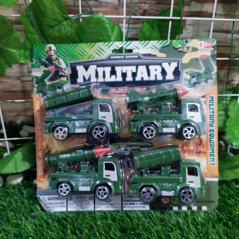 Jual Mainan set truk militer rudal roket isi 4 anak murah | Shopee ...