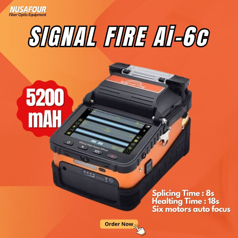 Jual Signal Fire AI-6C Optical Fiber Fusion Splicer | Shopee Indonesia