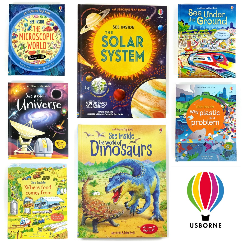 Jual ORIGINAL Usborne See Inside The Microscopic World - Leon Books ...