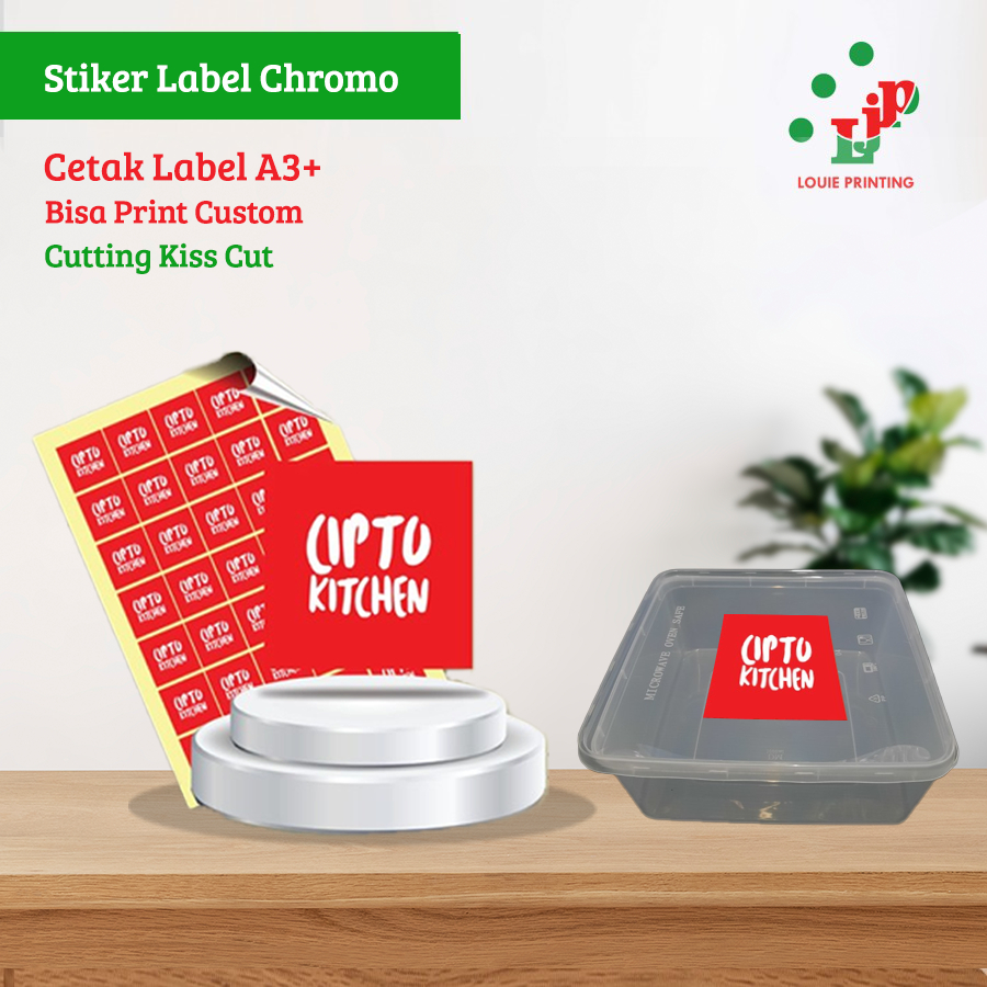 Jual Louie Printing Cetak Stiker Label Chromo + Kisscut di atas Ukuran ...