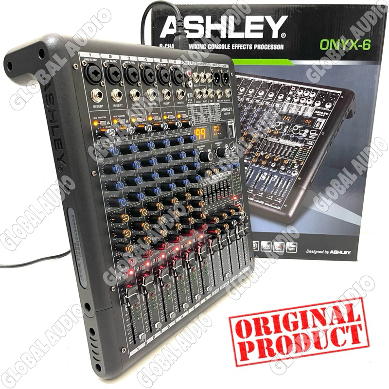 Jual Mixer Audio Ashley Onyx 6 Original 6channel Onyx6 Mixing 6 ( Bisa ...