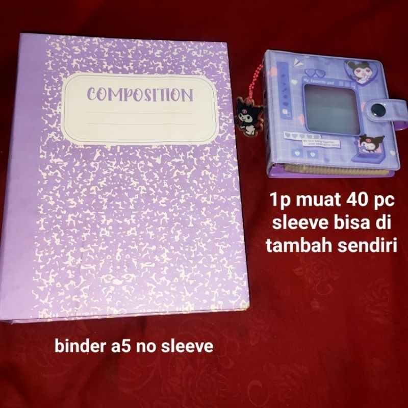 Jual [wajib Ubah Jnt] Kolbuk Collect Book Preloved Binder 1p Kuromi Pc