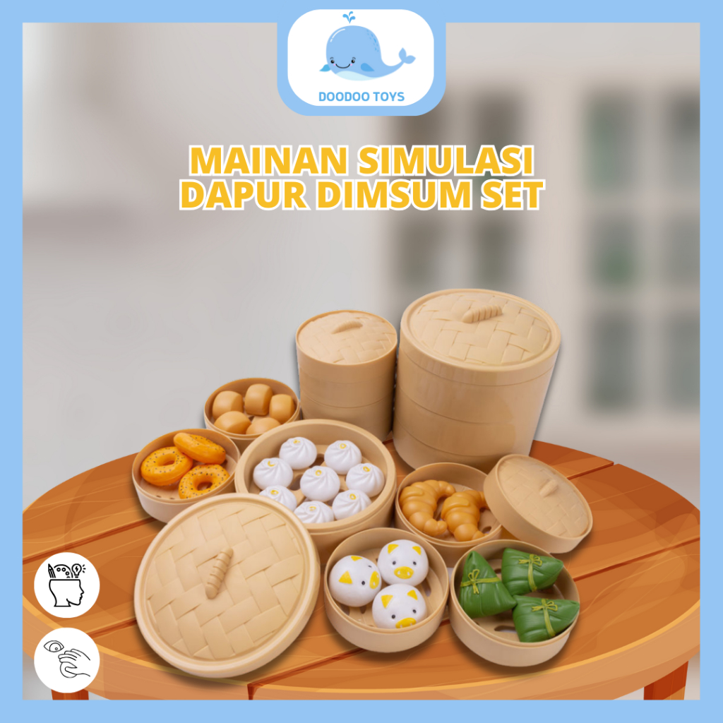 Jual Mainan DIMSUM anak - Pretend play mainan Dim Sum Set - Bermain ...
