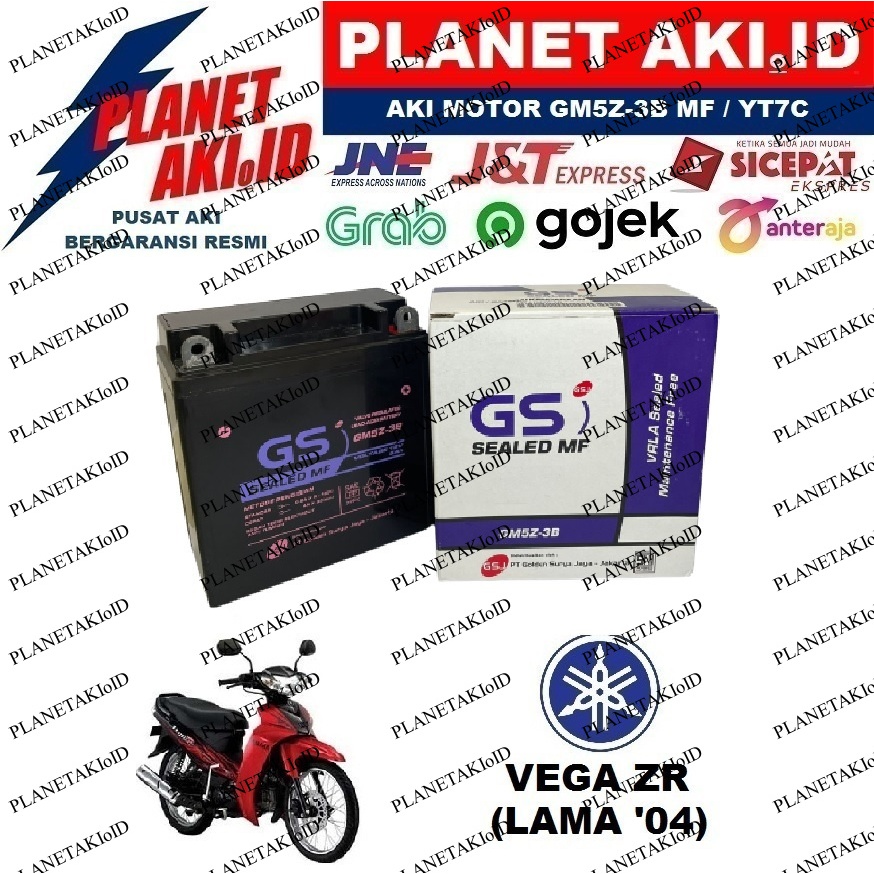 Jual Aki Motor Yamaha Vega Zr Lama Gm Z B Accu Kering Mf Shopee Indonesia