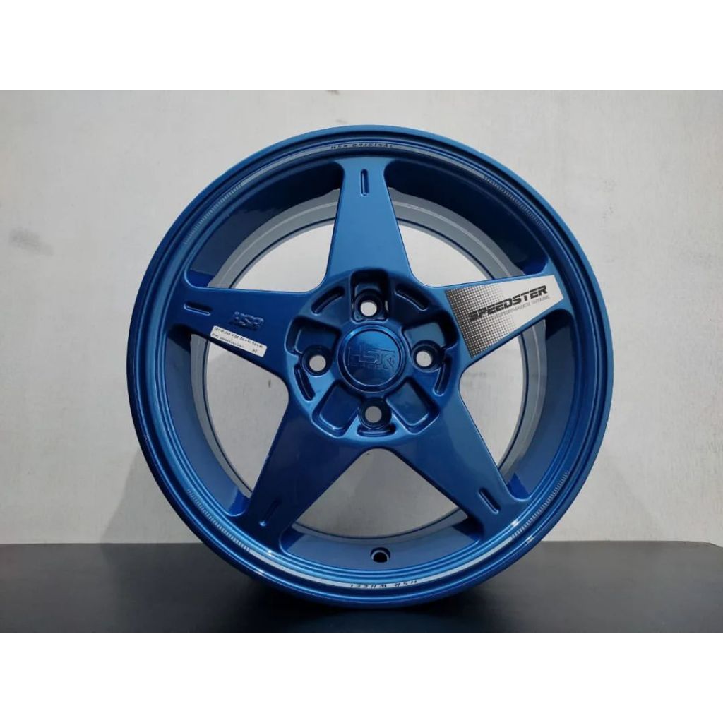 Jual velg hsr speedster ring 15 pcd 4x100 for brio agya sigra mobilio ...