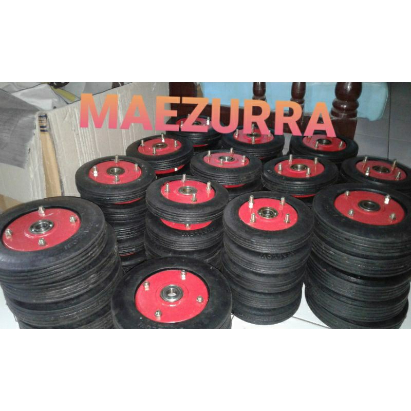 Jual RODA ROLY KARET SWALLOW 6 inchi | RODA TROLY 6 inchi | RODA TROLY ...