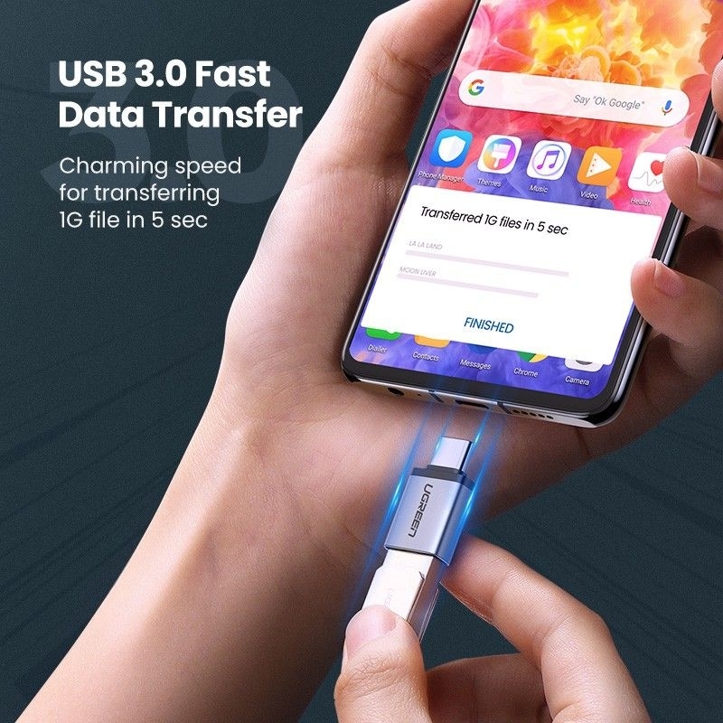 Jual Ugreen Type C Male to USB 3.0 Female OTG Adapter | Shopee Indonesia