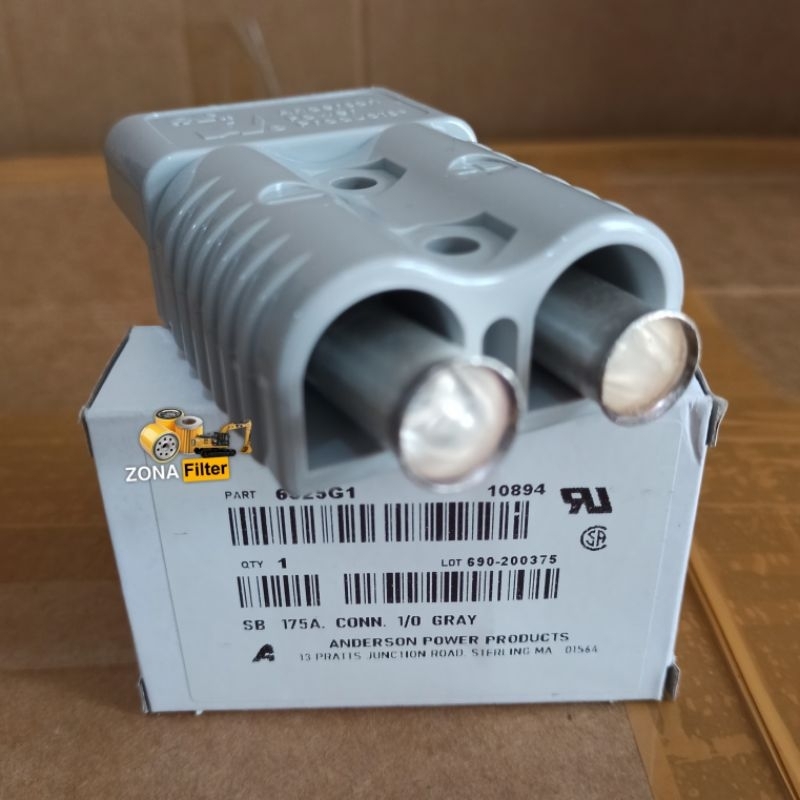 Jual Socket Anderson SB 175 A 600 V Grey Socket Batteray Anderson SB ...