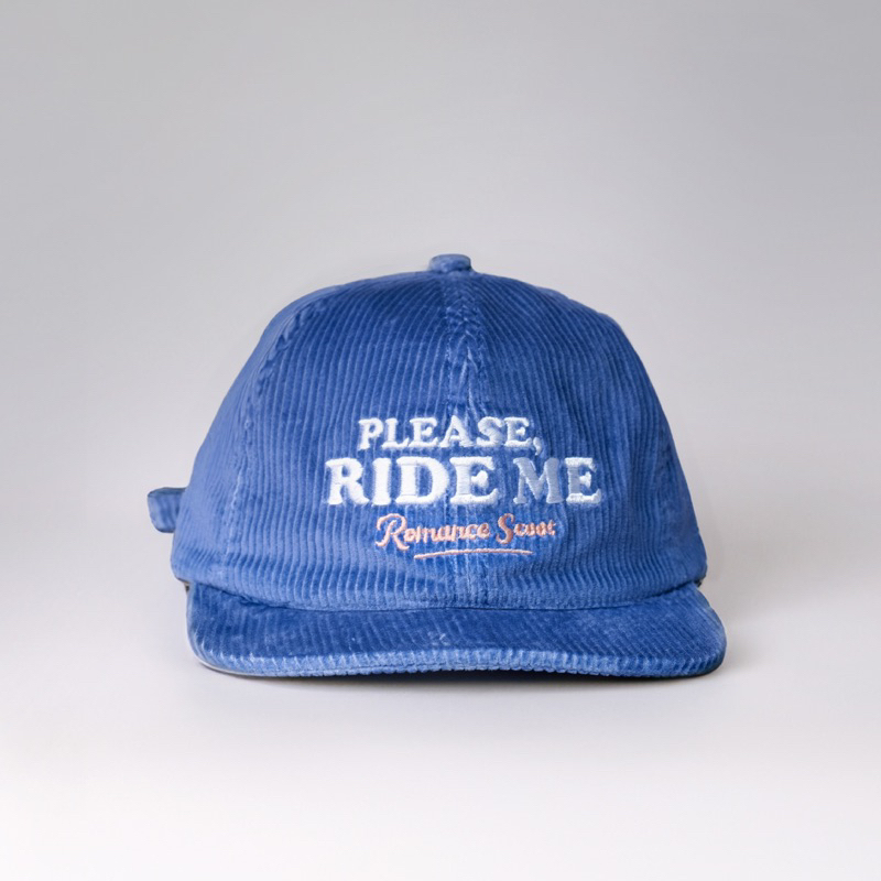 Jual CORDUROY CAP “PLEASE RIDE ME” by Romancescoot | Shopee Indonesia