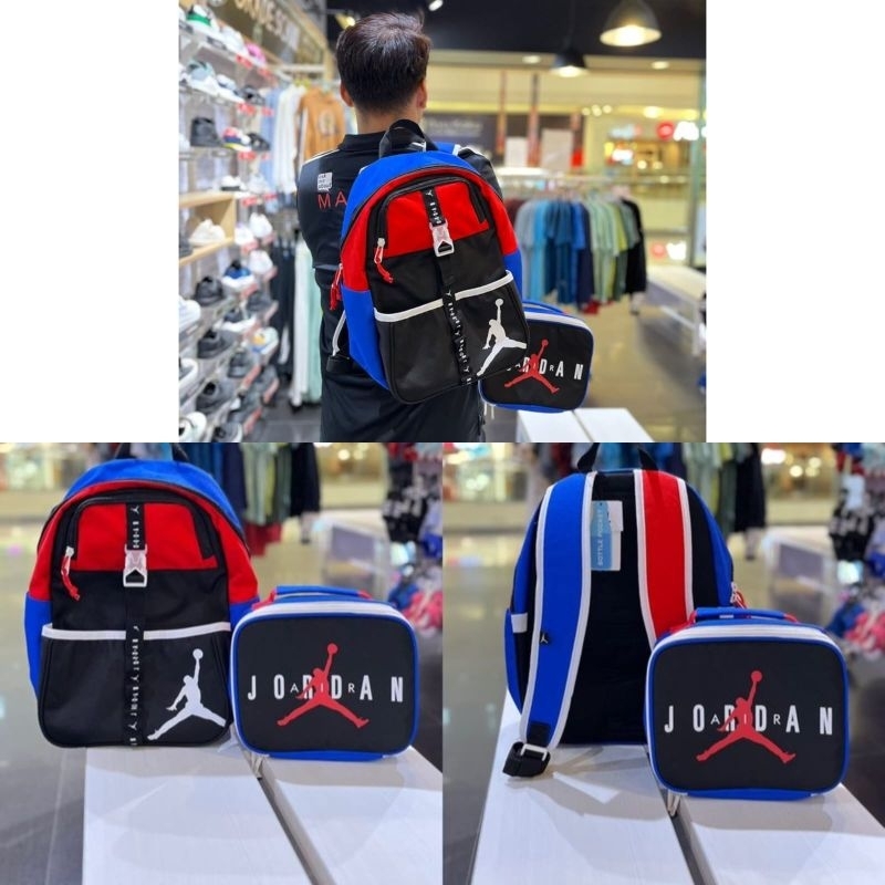 JORDAN backpack anak with lunch box