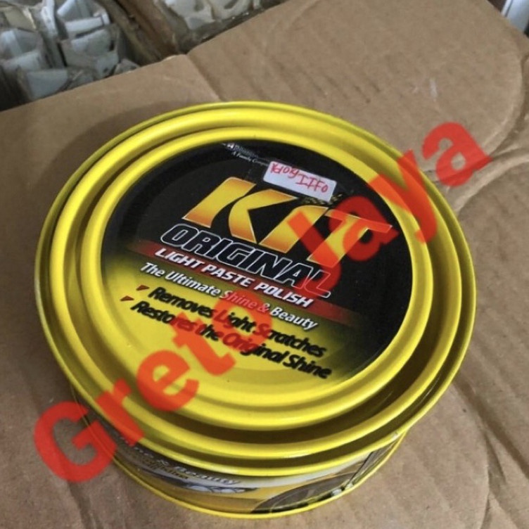 Jual Kit Kaleng Kuning original Paste Wax Poles Kompon Compound Mobil ...