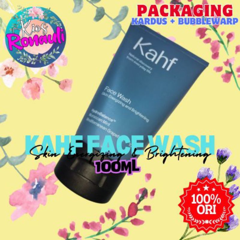 Jual Kahf Face Wash Skin Energizing And Brightening 100Ml Shopee