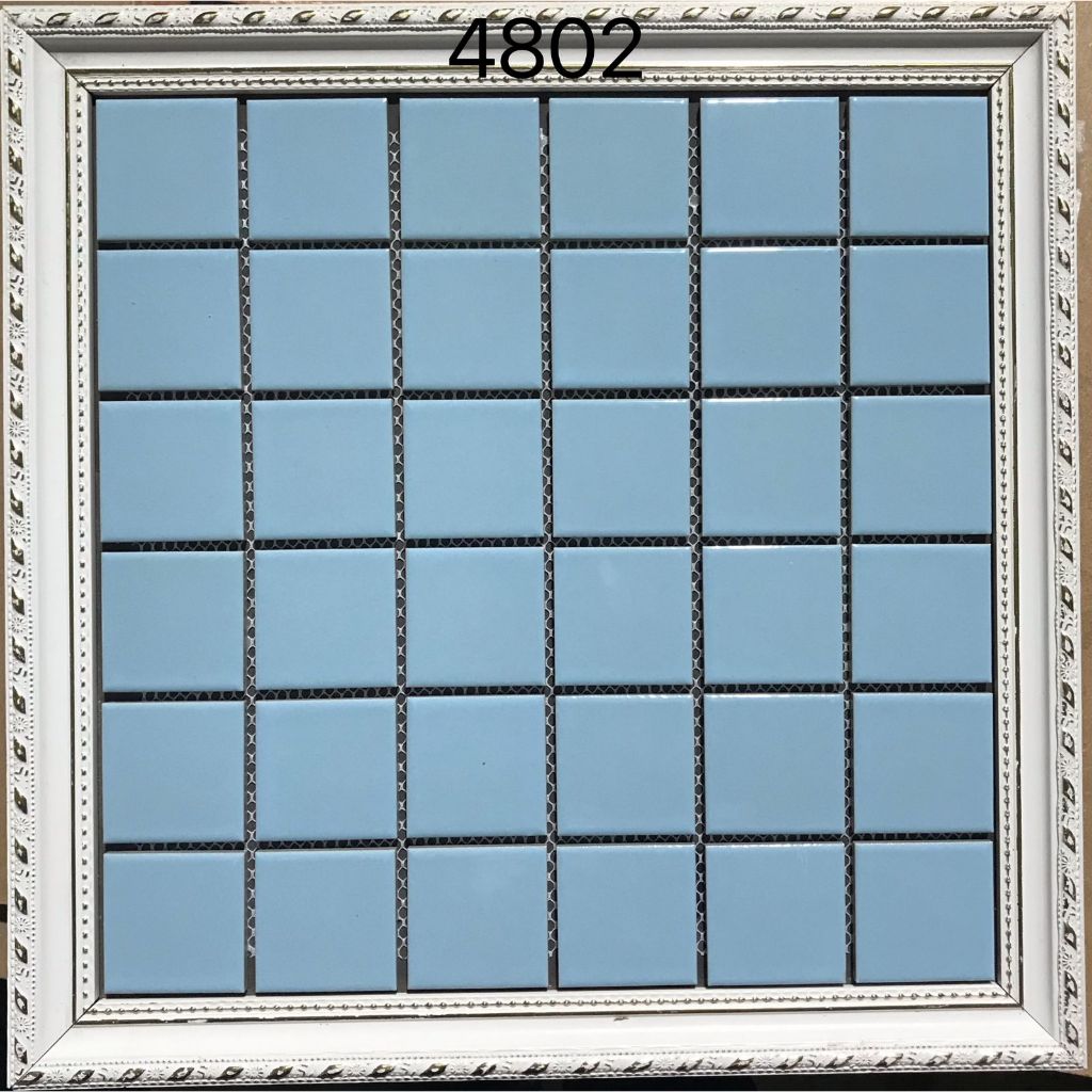 Jual KERAMIK MOSAIC TILE KOTAK BIRU / MOZAIK BLUE SQUARE LANTAI DINDING ...