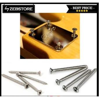 Jual Baut Sekrup Screw Neck Full Drat Set Chrome | Shopee Indonesia