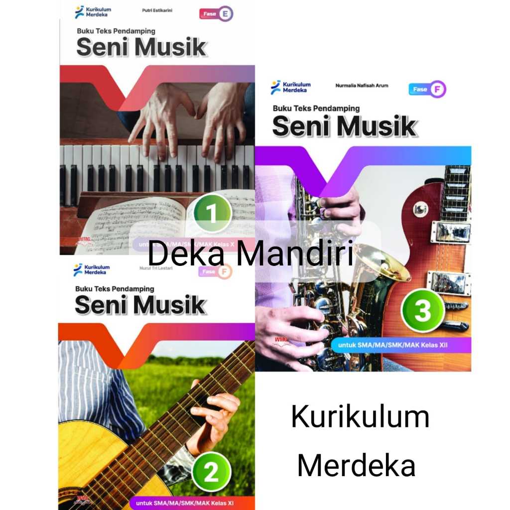 Jual Buku Seni Musik Sma Ma Untuk Kelas 10 11 Dan 12 Kurikulum Merdeka
