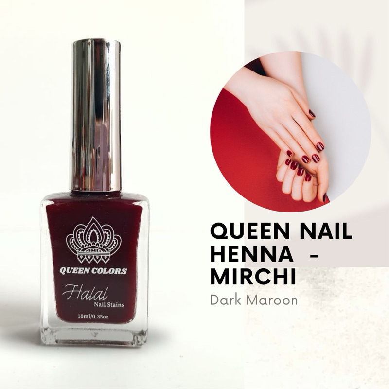 Jual Queen Colors 17 warna QUEEN NAIL HENNA kutek muslimah kutek