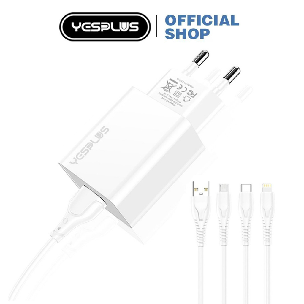 Jual Charger YESPLUS YS-1116 Charger Fast Charging 2.4A Smart Charger ...