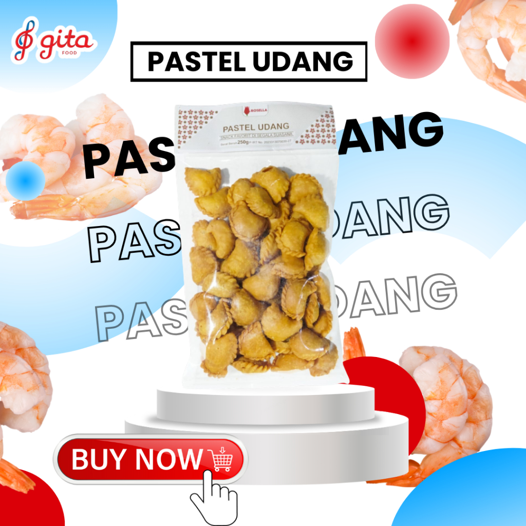 Jual Snack Pastel Rasa Khas Udang Kemasan [250 g] | Shopee Indonesia