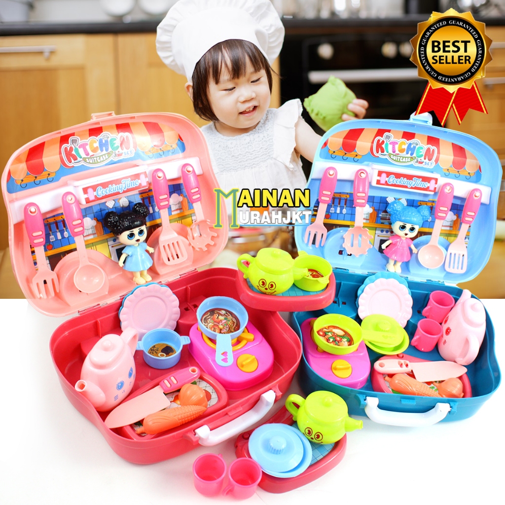 Jual MAINAN ANAK MURAH KITCHEN SUITCASE SET OCT2140 MAINAN SET KOPER ...