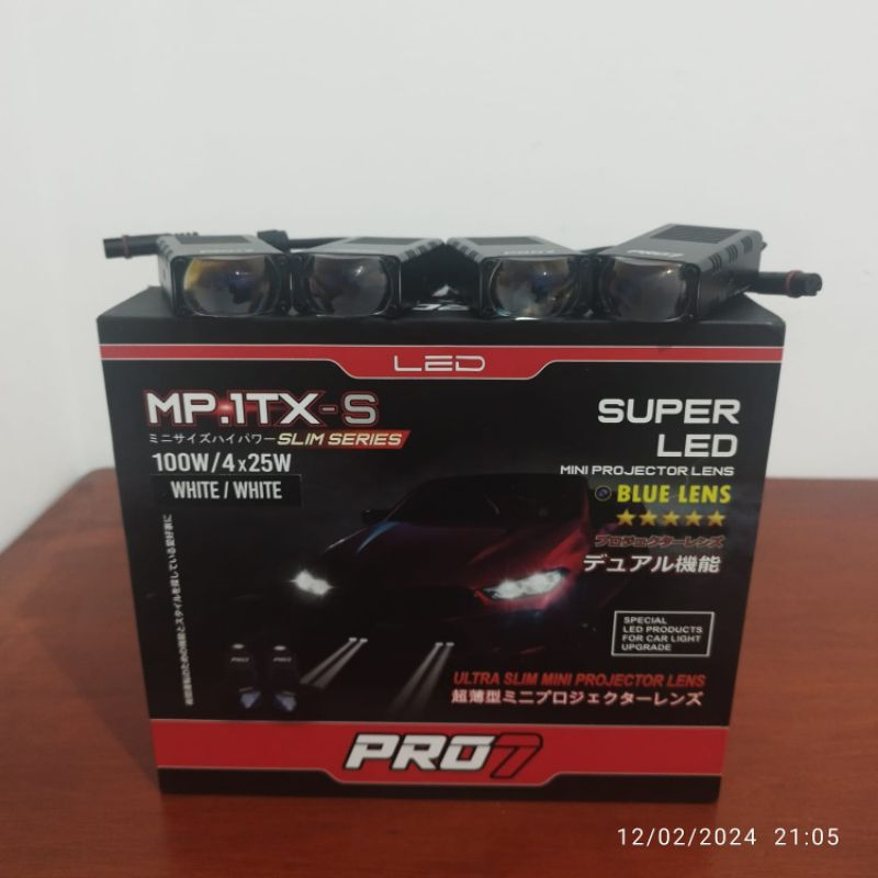 Jual PRO7 MP1TX-S MINI PROJECTOR SLIM 100W | Shopee Indonesia